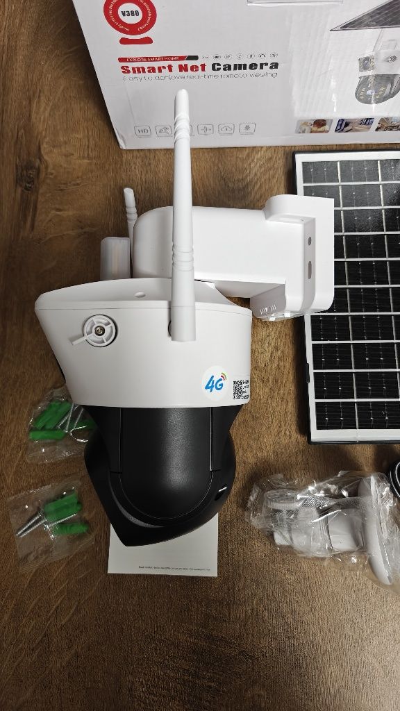 Kamera Solarna 4G na kartę SIM Obrotowa 8MP IP66