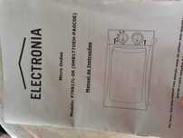 Microondas a funcionar