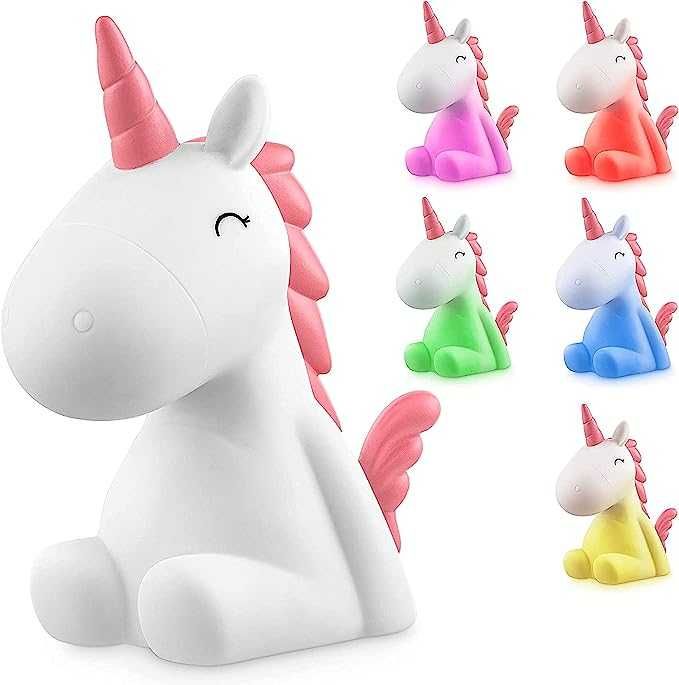 Лампа,що змінює колір зі  світлодіодним світлом Unicorn Candy