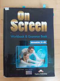 On screen książka z angielskiego b1+/b2 workbook, grammar book
