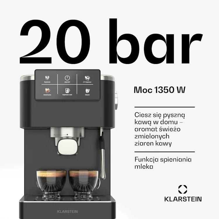 Кофемашина SteelPresso Touch, сенсорний екран, 20 бар 1350W(Нiмеччина)