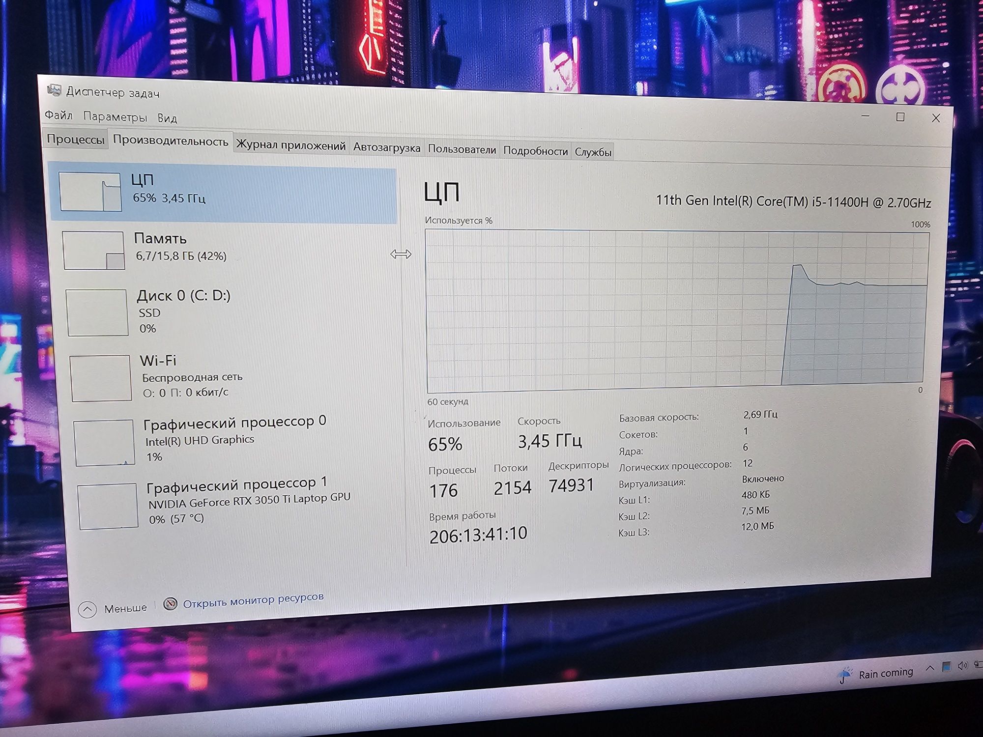 Срочно мощный 2к 165Hz RTX 3050Ti 16/512gb i5 11th игровой ноутбук