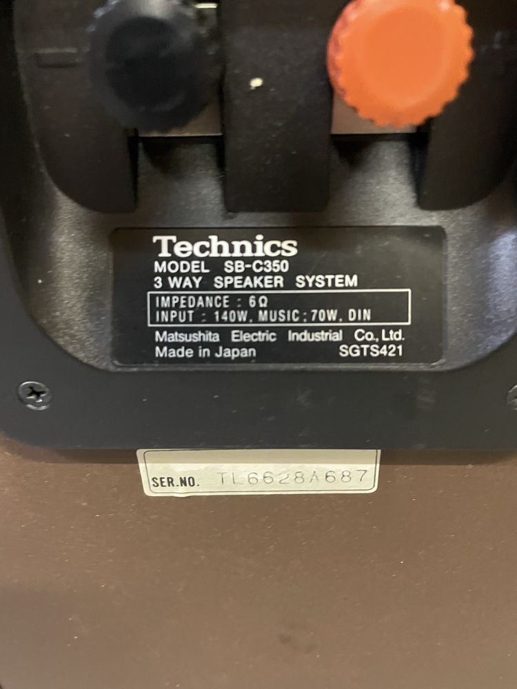 Technics SB-C350 3 Way Speaker System