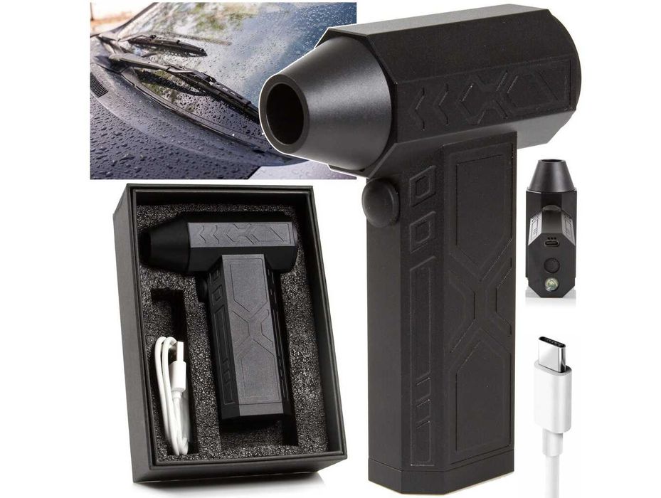 Mini TURBO JET DMUCHAWA akumulatorowa sprężone powietrze USB 2519