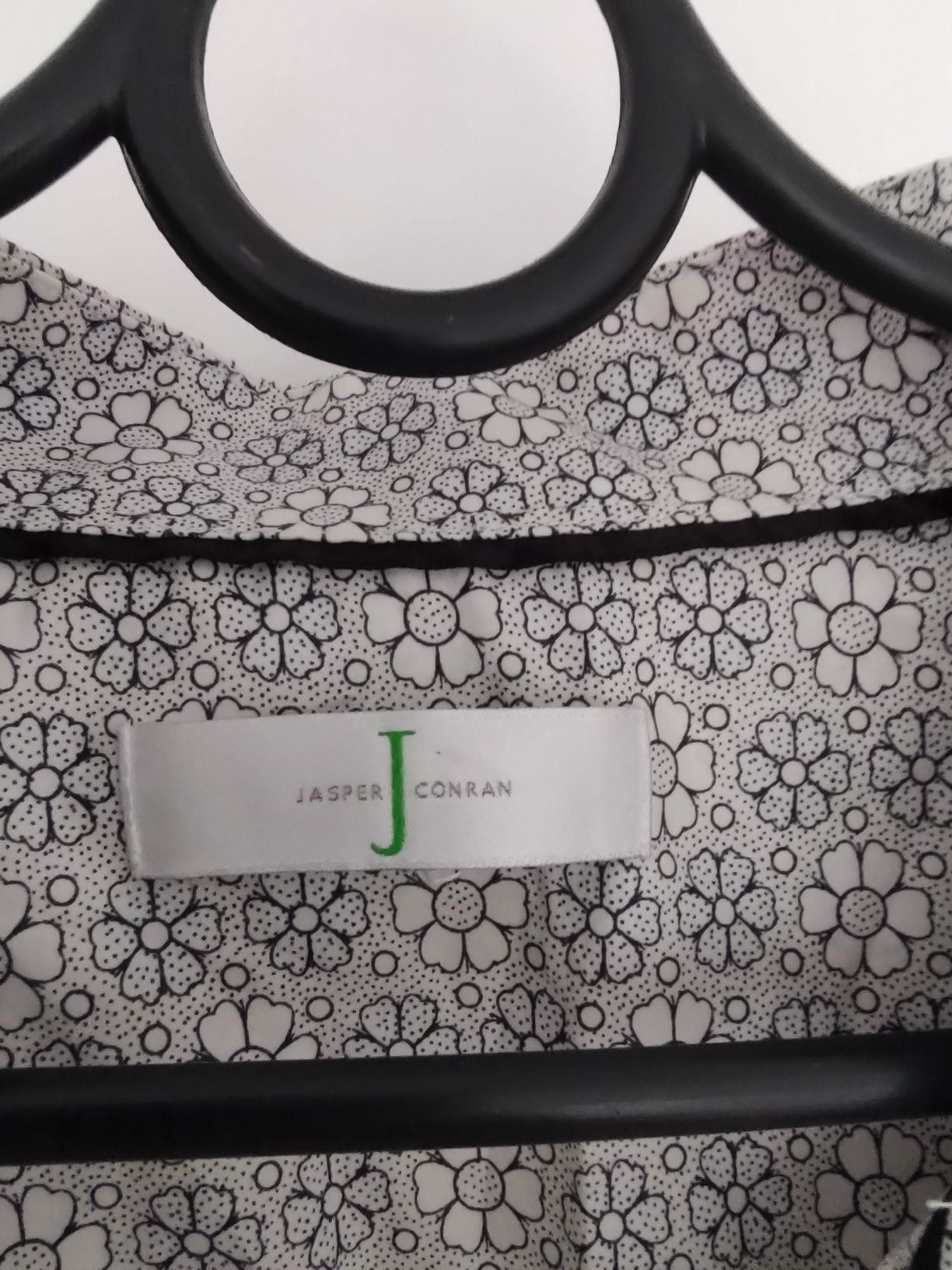 Piękna elegancka męska koszula modna we wzorki L XL