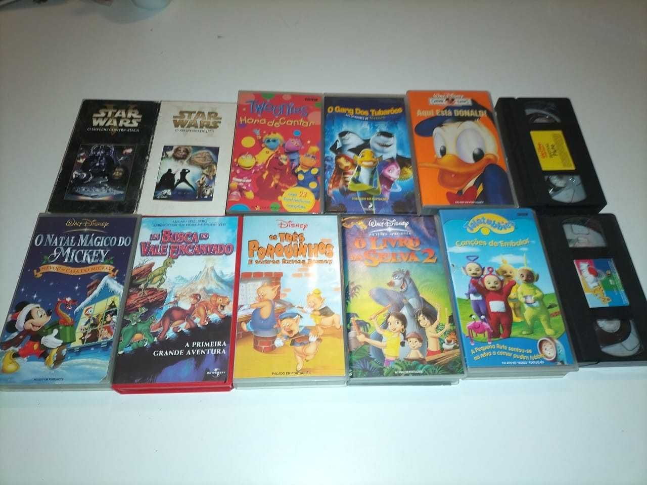 Cassettes VHS variadas