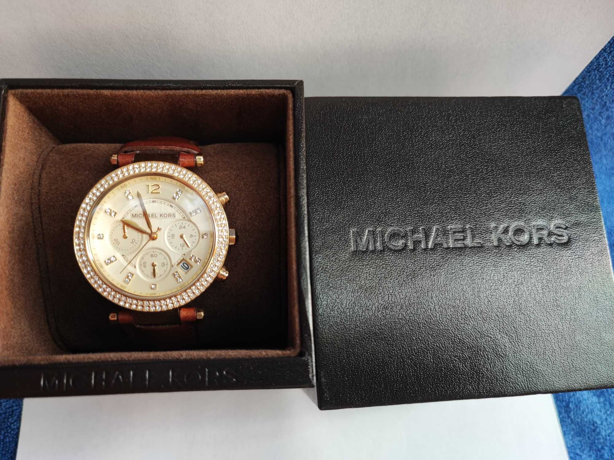 Skórzany zegarek Michael Kors