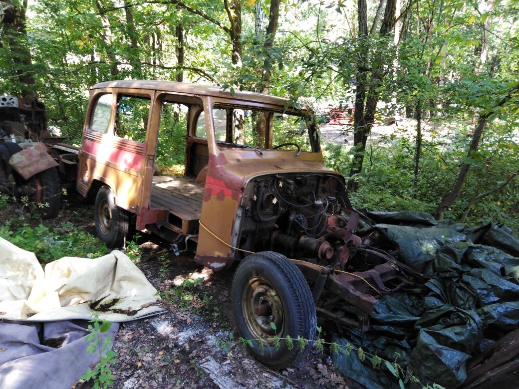 Willys jeep station wagon 1960r pełna historia niekompletny "overland"