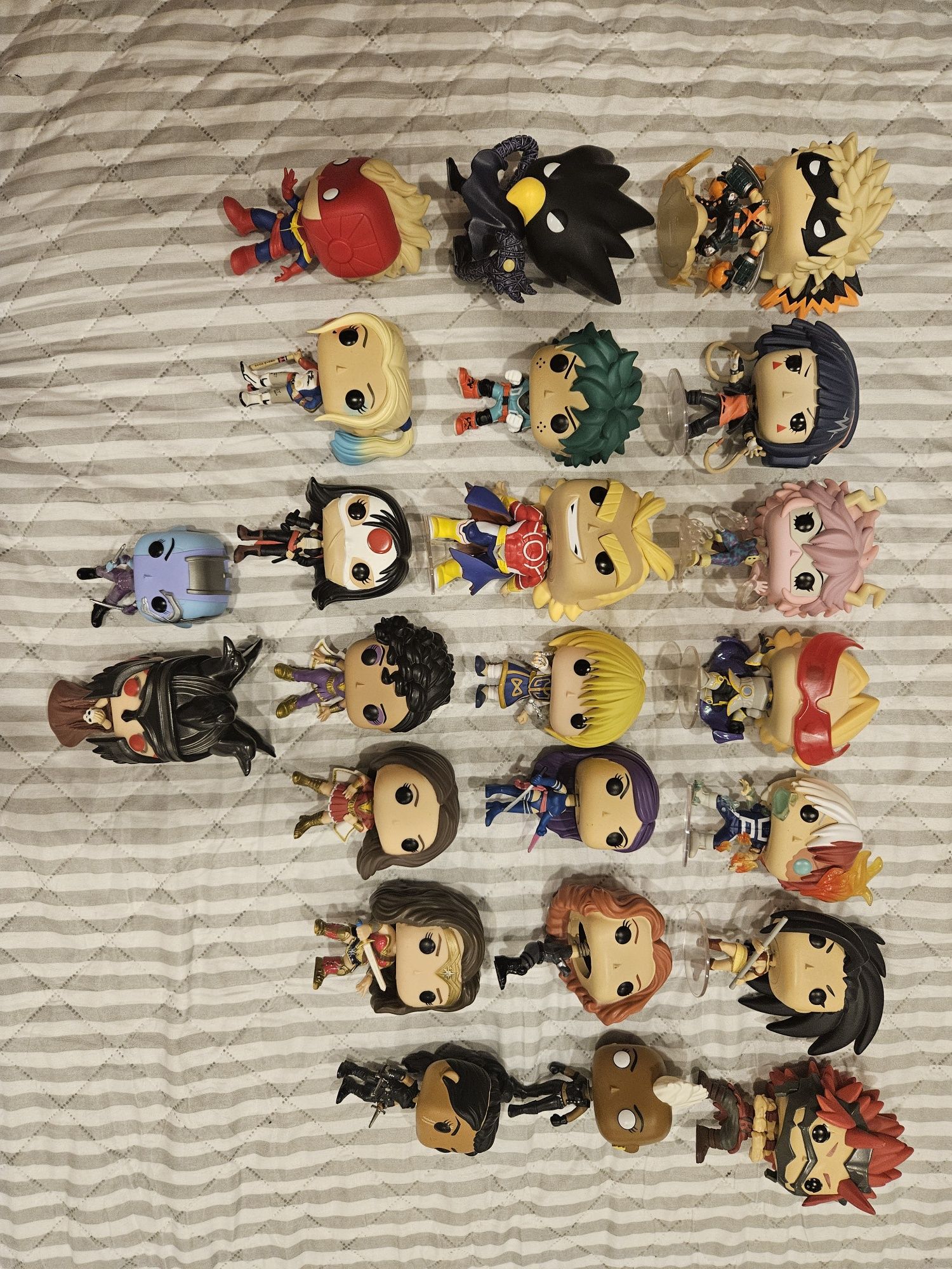 Pops, My hero academia, HunterxHunter, Marvel,Dc, etc...