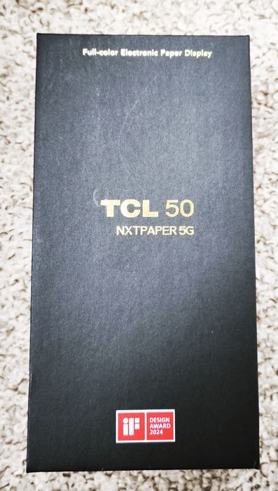 TCL 50 Nxtpaper 5G, Dual, 256GB 8GB Ram, Czytnik Ebook, Szary - Nowy -