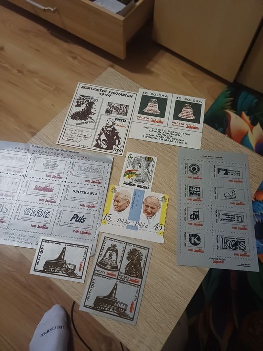 Znaczki Solidarność