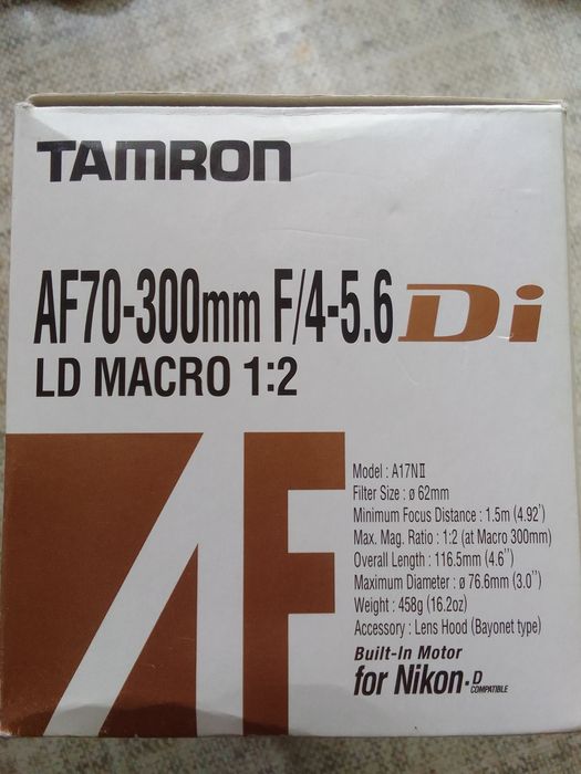 Объектив Tamron для Nikon