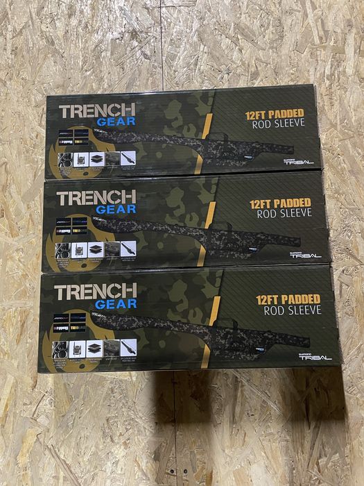 Pokrowce Shimano Tribal Trench Gear 12ft Padded Rod Sleeve wedki 3,6 m