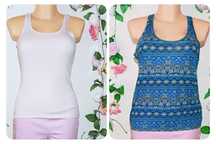 Bluzki na ramiączkach 2 szt. Terranova, Basics S (36)
