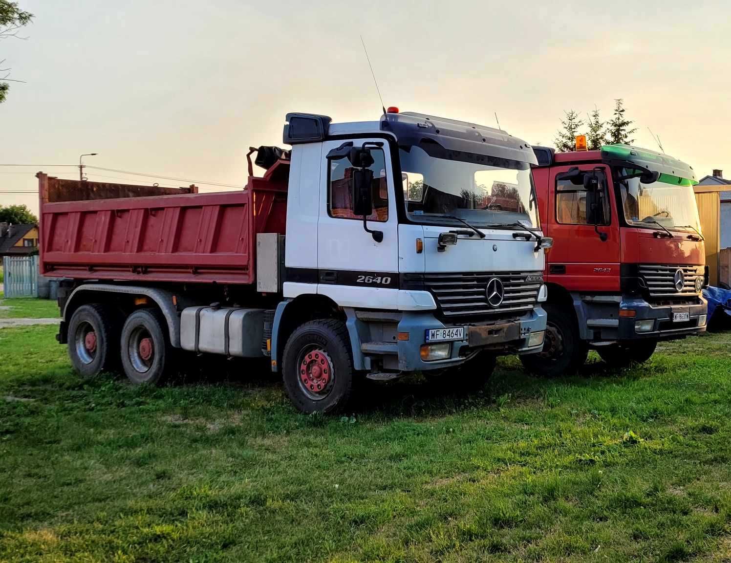 Wywrotki na budowę, koparki, rozbiórka, transport