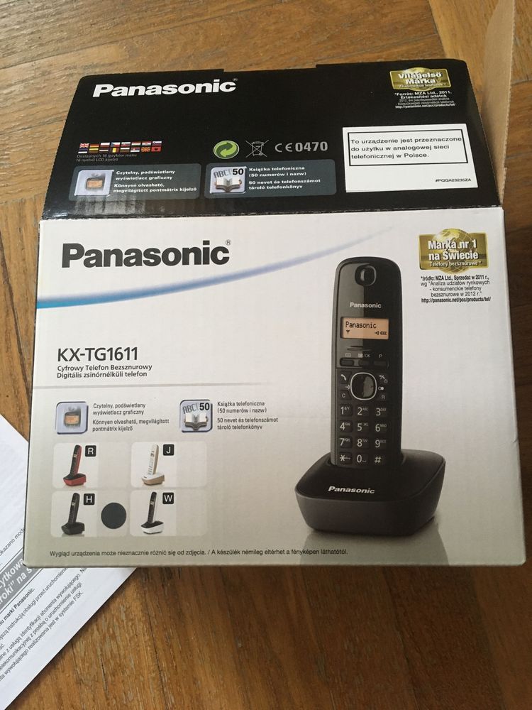 Telefon stacjonarny bezprzewodowy Panasonic