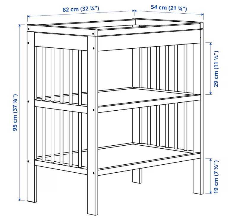 Trocador IKEA Gulliver + muda-fraldas com capas