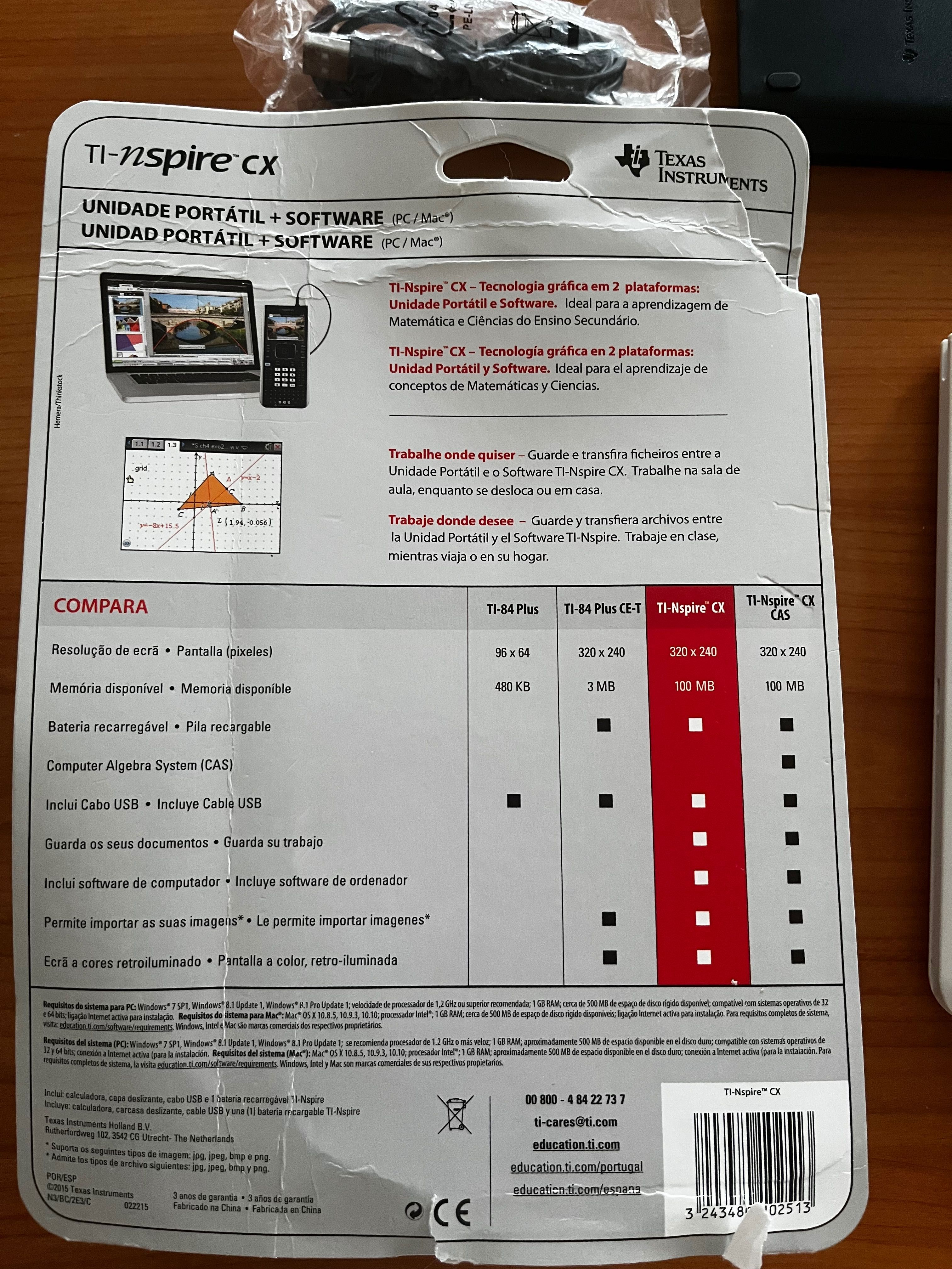Texas calculadora científica impecável