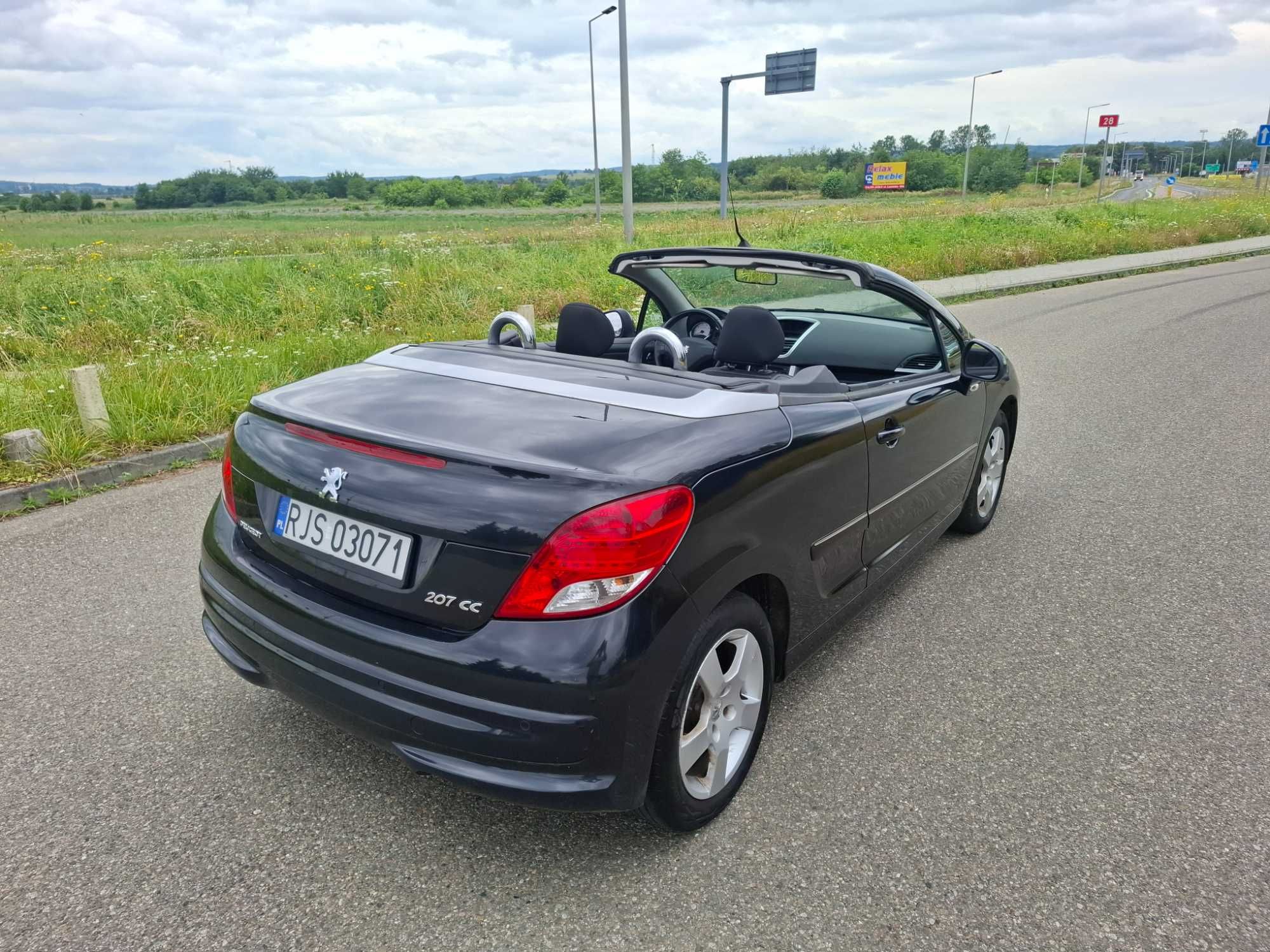 Peugeot 207CC Lift 1.6 Benzyna 2010r Cabrio Klima Alu