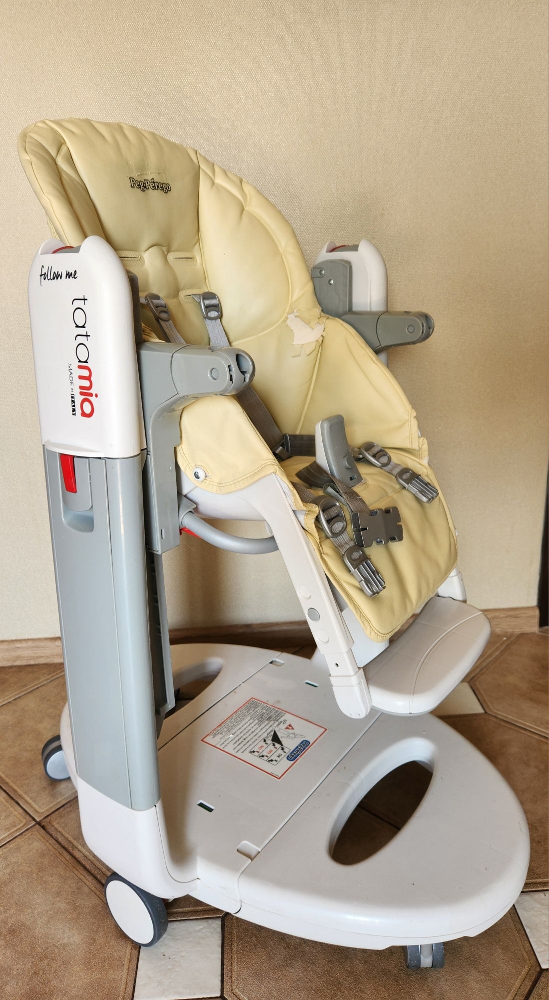 Стульчик-качалка Peg-Perego Tatamia Follow Me Paloma+2 чехла в подарок