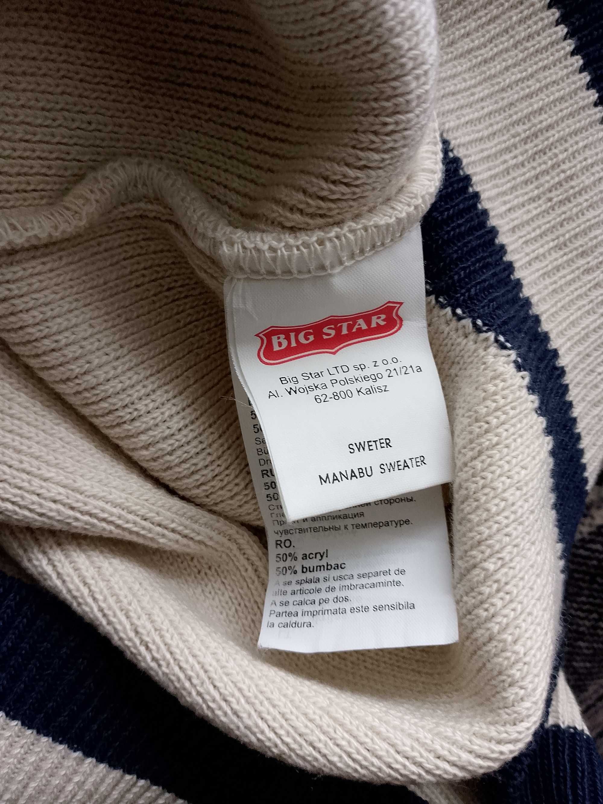 Męski gruby sweter xxl