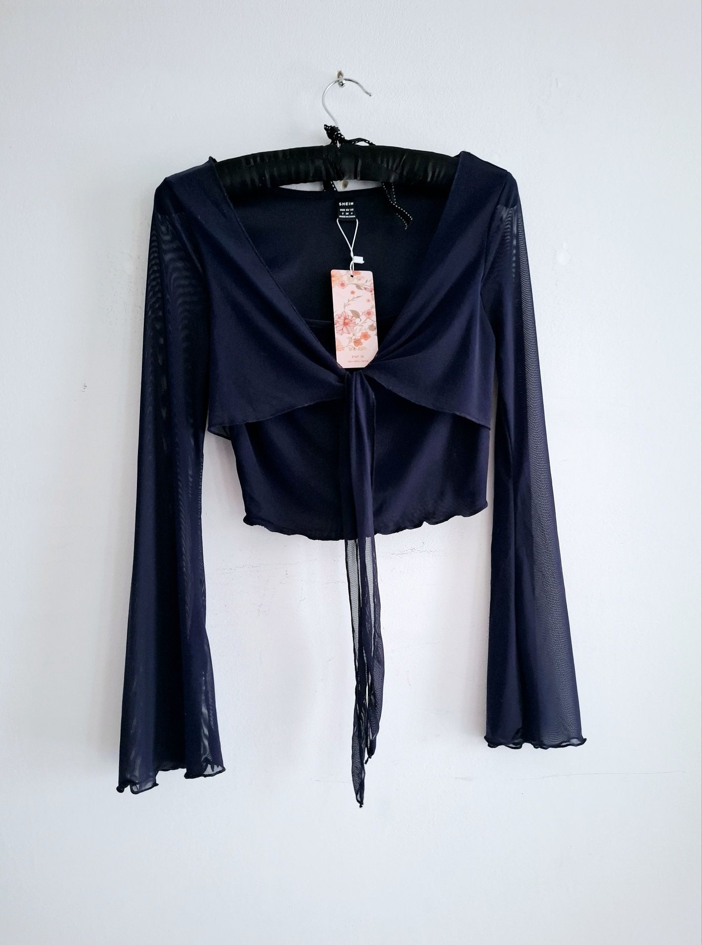 OKAZJA bolerko bluzka bluzeczka top siateczka lolita 34 xs 36 s 38