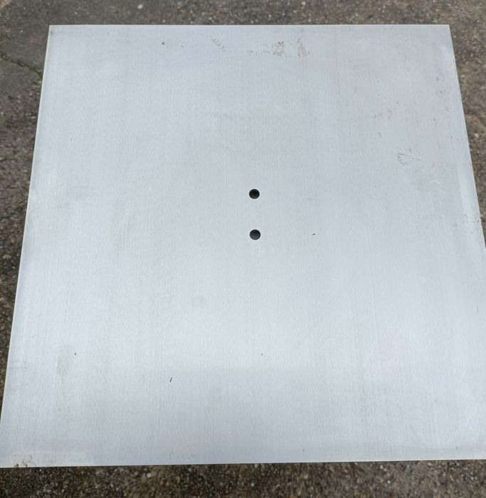 Peças em inox escovado de 6mm e 1mm