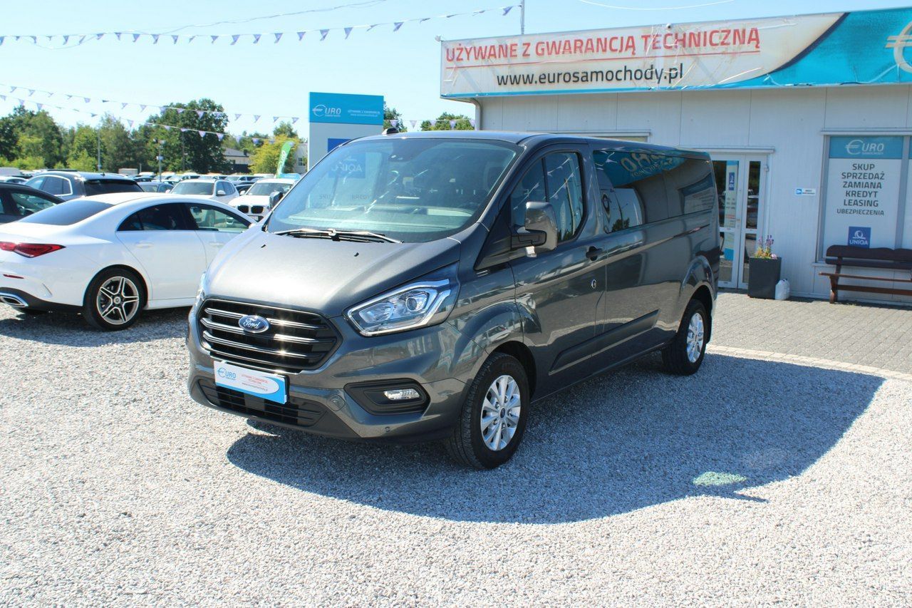 Ford Transit Custom 150HP L2 AUTOMAT Kamera Trend F-vat Gwarancja