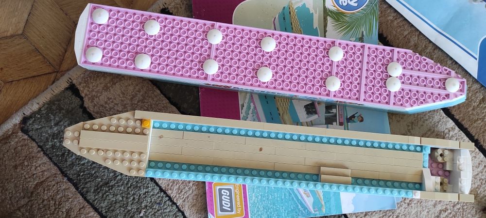 Statek, łódź wodna klocki gudi