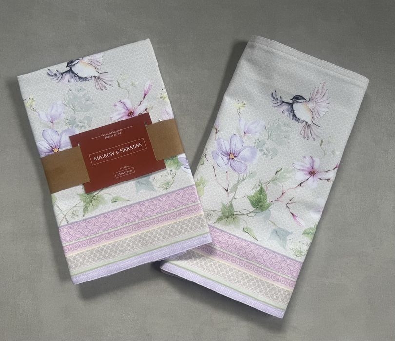 Obrus na stół  + podkładki Maison d’Hermine