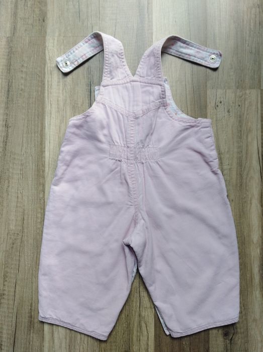 2 pary spodni ogrodniczek dziewczęcych w rozmiarze 62