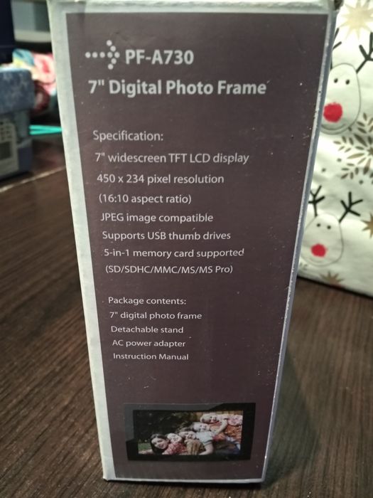 ALBA 7" Foto ramka, Digital Photo Frame