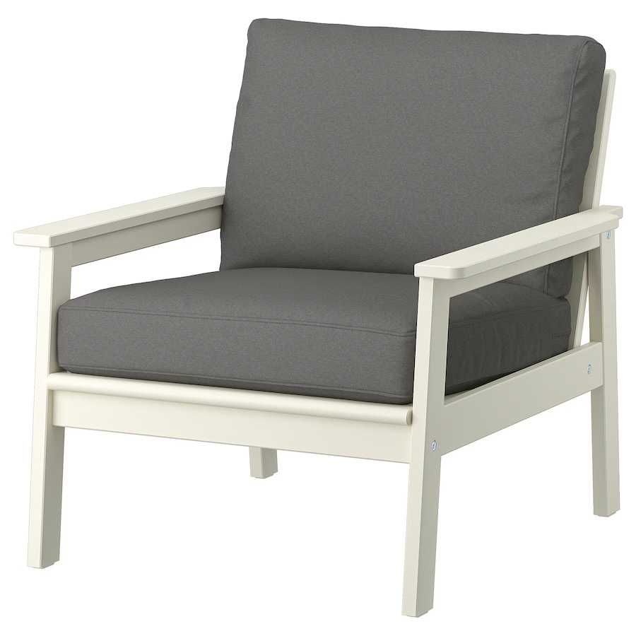 IKEA Poltrona, exterior, cinz - Outdoor Chairs with cushions