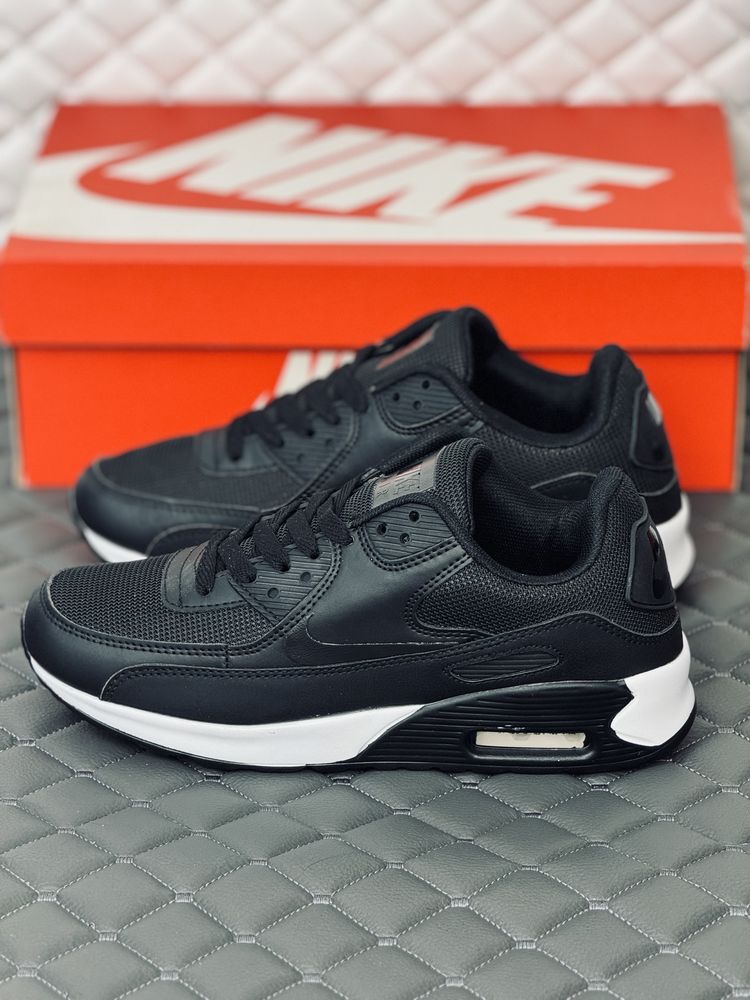 Кроссовки мужские Nike air max 90 black-white кросовки Найк 90 весна