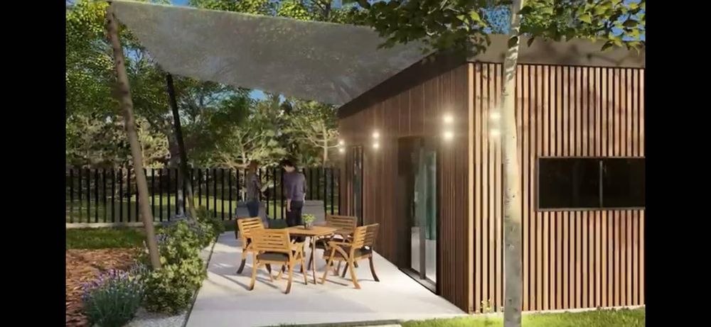 Casa modelar 6mx2,5m