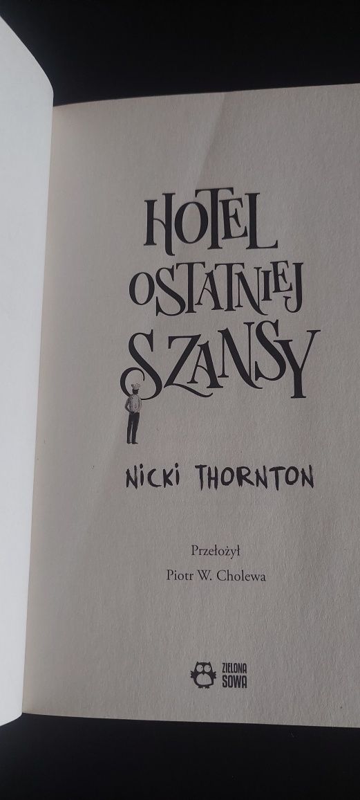Książka Hotel ostatniej szansy, Nicki Thornton