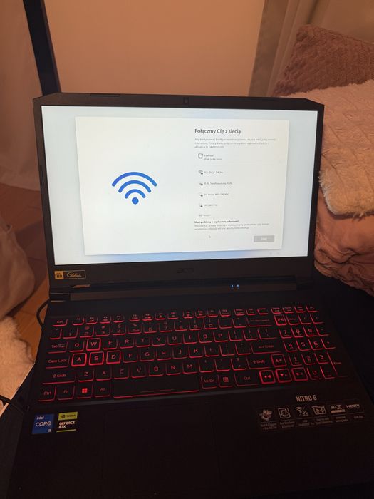 Laptop Acer Nitro 5 RTX3050 i5-11400h