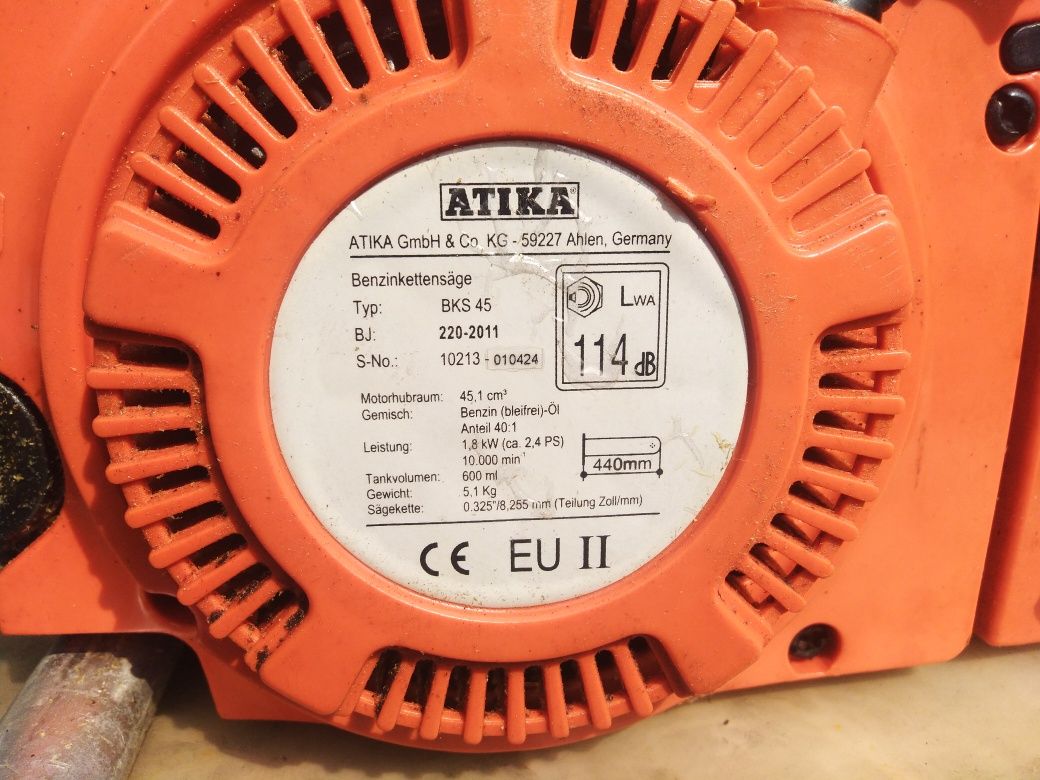 Piła spalinowa niemieckiej produkcji