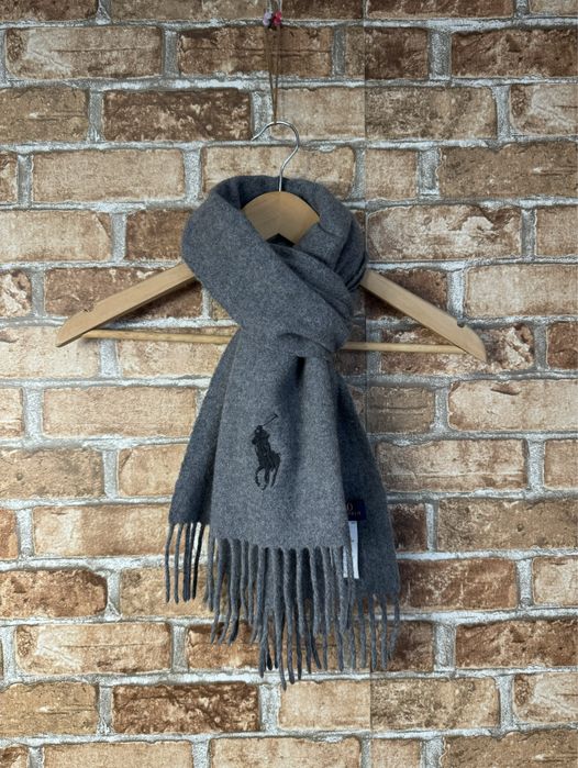 Шерстяной шарф Polo Ralph Lauren made in Italy (оригинал)