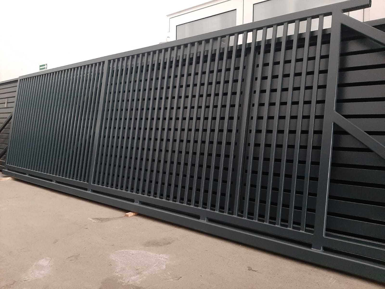 Brama przesuwna profilowa plus 4x1,5m Potrójne zabezpieczenie. Komplet