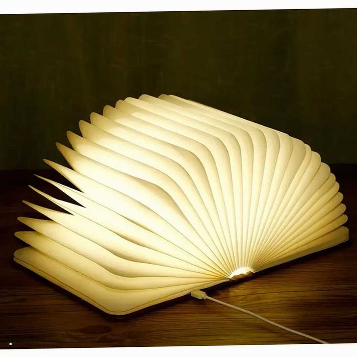 Нічник книга Foldable Book настільний світильник акумулятор лампа