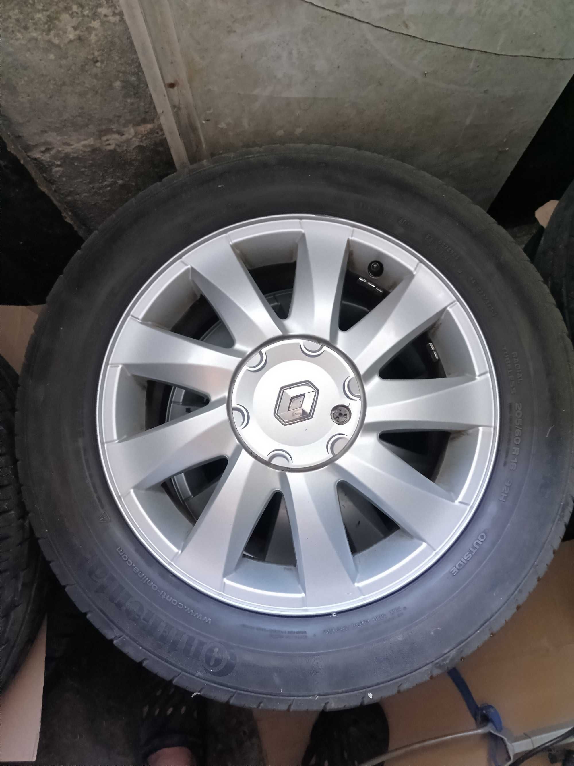 koła renault scenic megane clio modus 16-stki 4x100 otwór 60.1mm.