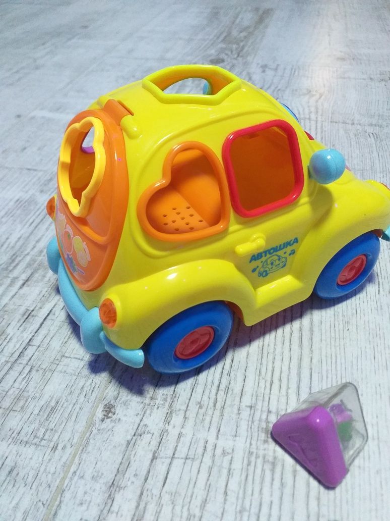 Сортер музична іграшка-машинка "Автошка" Limo Toy