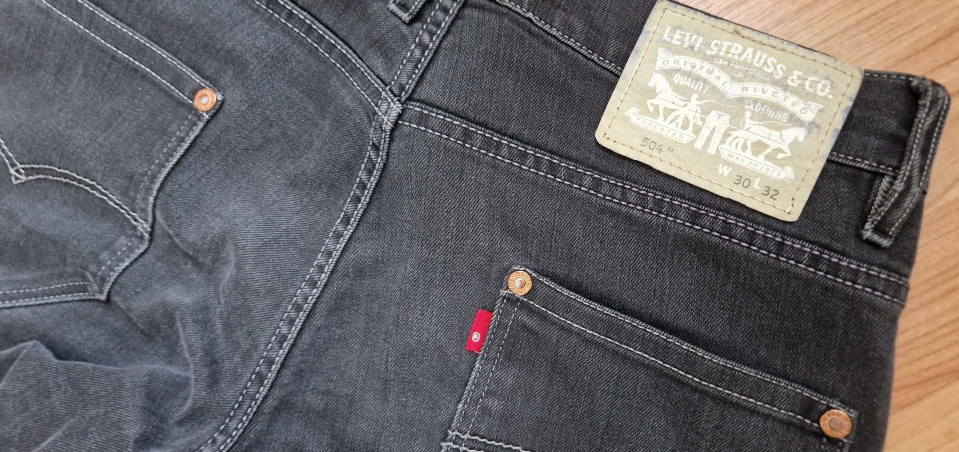 Spodnie męskie jeans Levis 504 W30L32