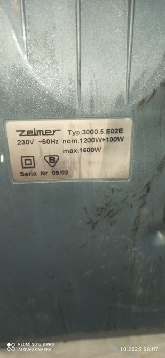 zelmer magnat 1600 W części
