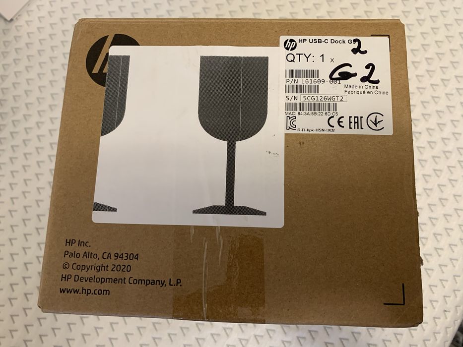 HP USB-C/A Universal Dock G2