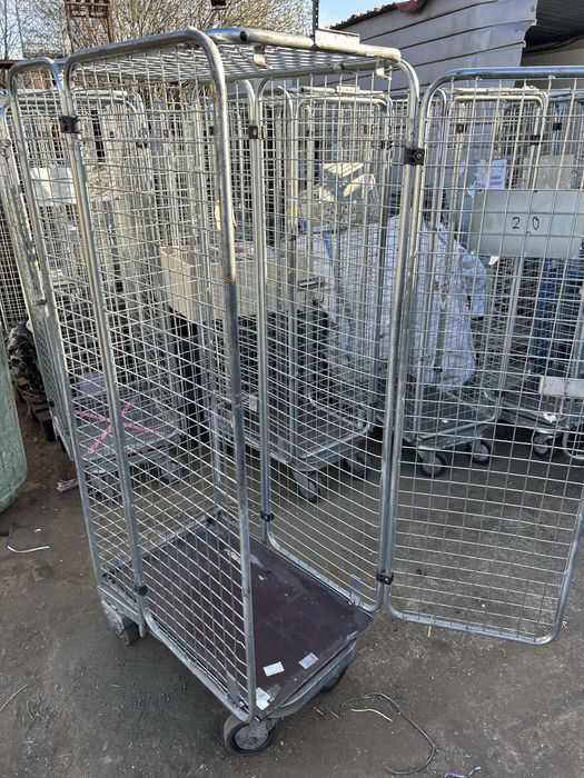 Wózek magazynowy rollkontener wózek siatkowy