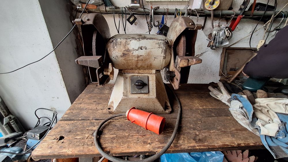 Szlifierka Stołowa Elena  380V, 1400obr/min