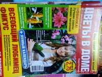 Журнали "Любимие цветы" і "Цветы в доме"