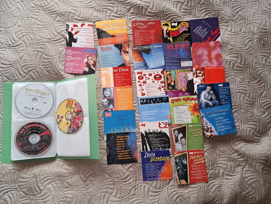 Vintage plyty CD stare przeboje piosenki etui pokrowiec
